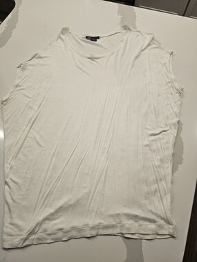 Vince White Short-Sleeve Boxy Tee